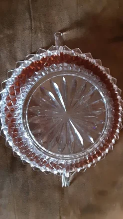 Saladier verre vintage