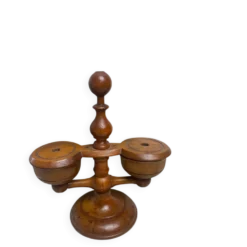 Saleron en bois pivotant ancien