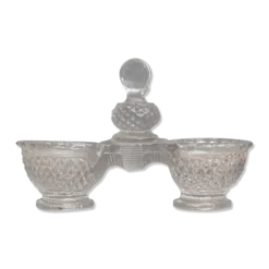 Saleron en verre moulé
