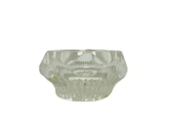 Salière, Art Déco, verre transparent, Ząbkowice, Pologne, années 1930.