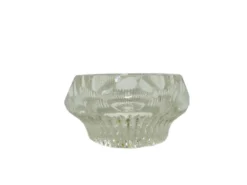Salière, Art Déco, verre transparent, Ząbkowice, Pologne, années 1930.