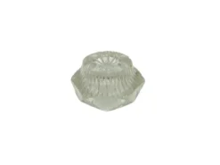 Salière, Art Déco, verre transparent, Ząbkowice, Pologne, années 1930.