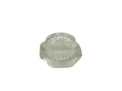 Salière, Art Déco, verre transparent, Ząbkowice, Pologne, années 1930.