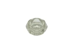 Salière, Art Déco, verre transparent, Ząbkowice, Pologne, années 1930.