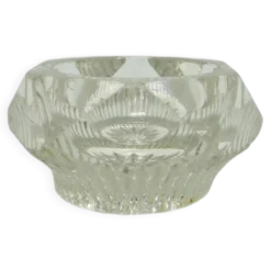 Salière, Art Déco, verre transparent, Ząbkowice, Pologne, années 1930.