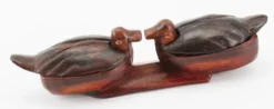 Salière canards en bois