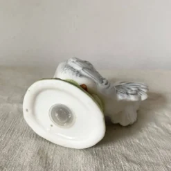 Salière coq en opaline