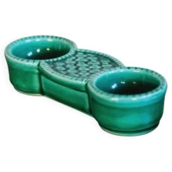 Salière céramique tressée Vallauris, 1950