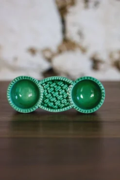 Salière céramique tressée Vallauris, 1950