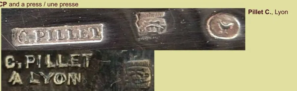 Salière double en cristal taillé signée Baccarat avec monture en métal
