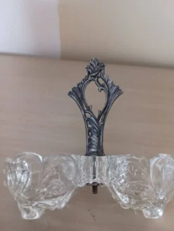 Salière en cristal de Sèvres .