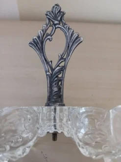 Salière en cristal de Sèvres .