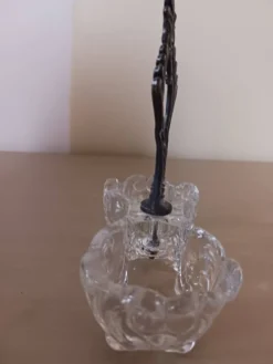 Salière en cristal de Sèvres .