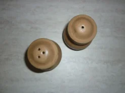 Salière et poivrier en grès