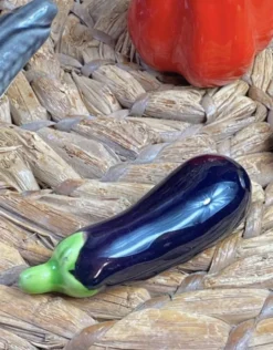 Salière et poivrier légumes céramique Vallauris