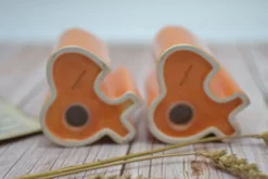 Salière et poivrière Amadeus emboitables de couleur orange