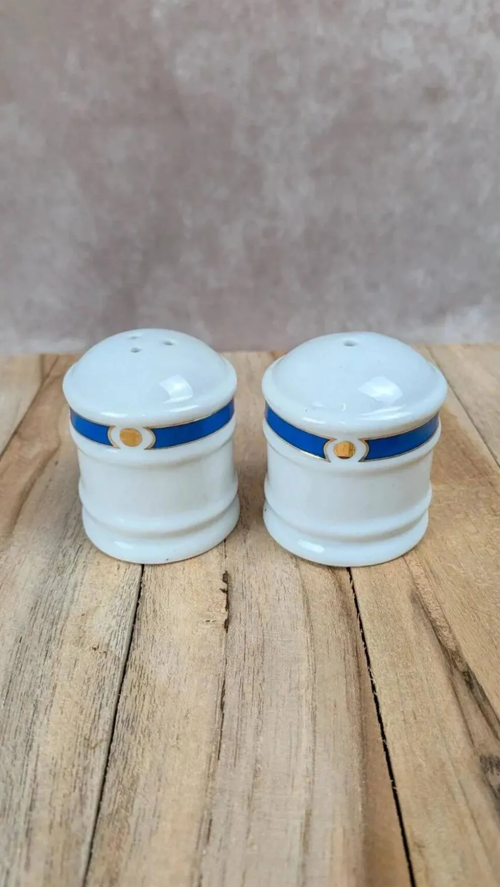 Salière et poivrière en porcelaine Philippe Deshoulières Sélection