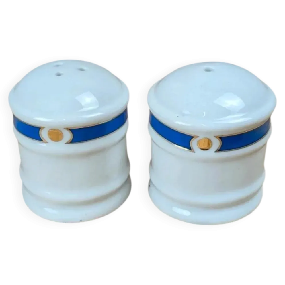 Salière et poivrière en porcelaine Philippe Deshoulières Sélection