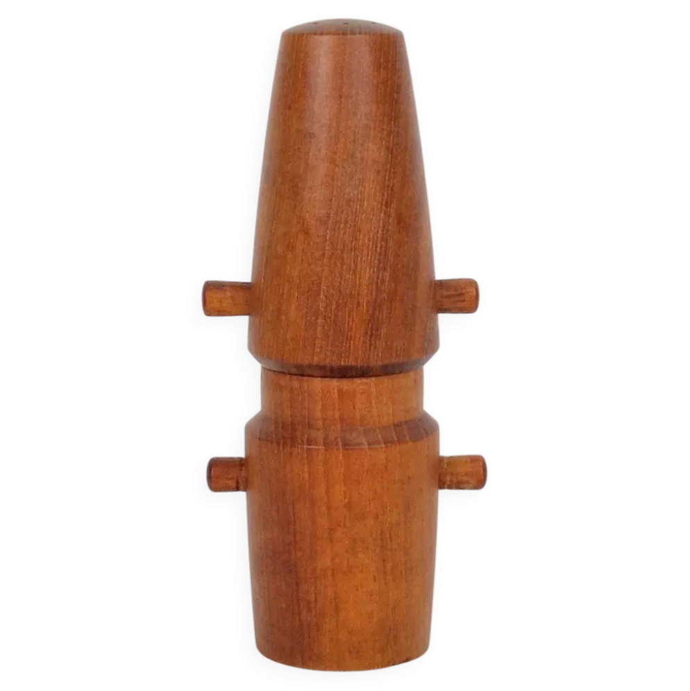 Salière et poivrière par Jens Quistgaard pour Dansk Designs, années 1960.