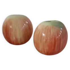 Salière et poivrière pomme