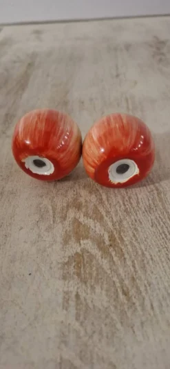 Salière et poivrière pomme