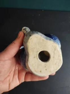 Salière et poivrière vietnamienne vintage en forme de cygne