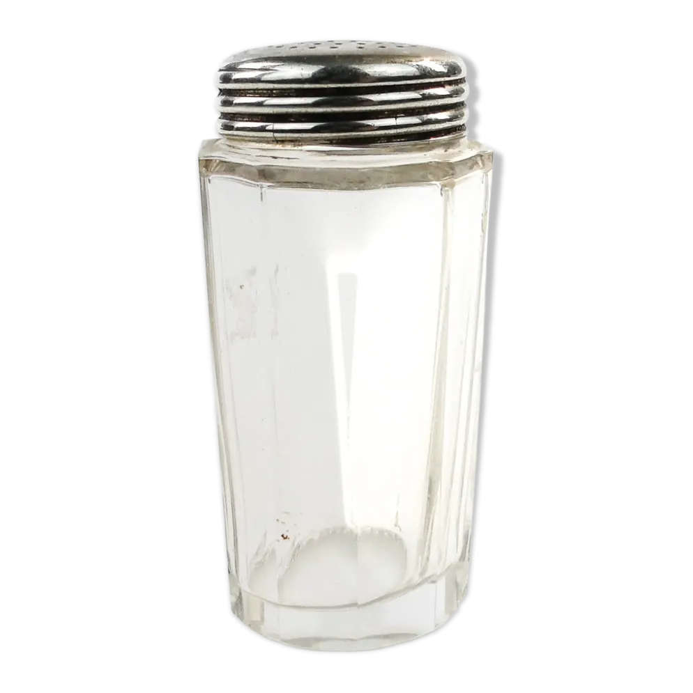 Salière moderne du milieu du siècle, en verre, Allemagne, années 1950