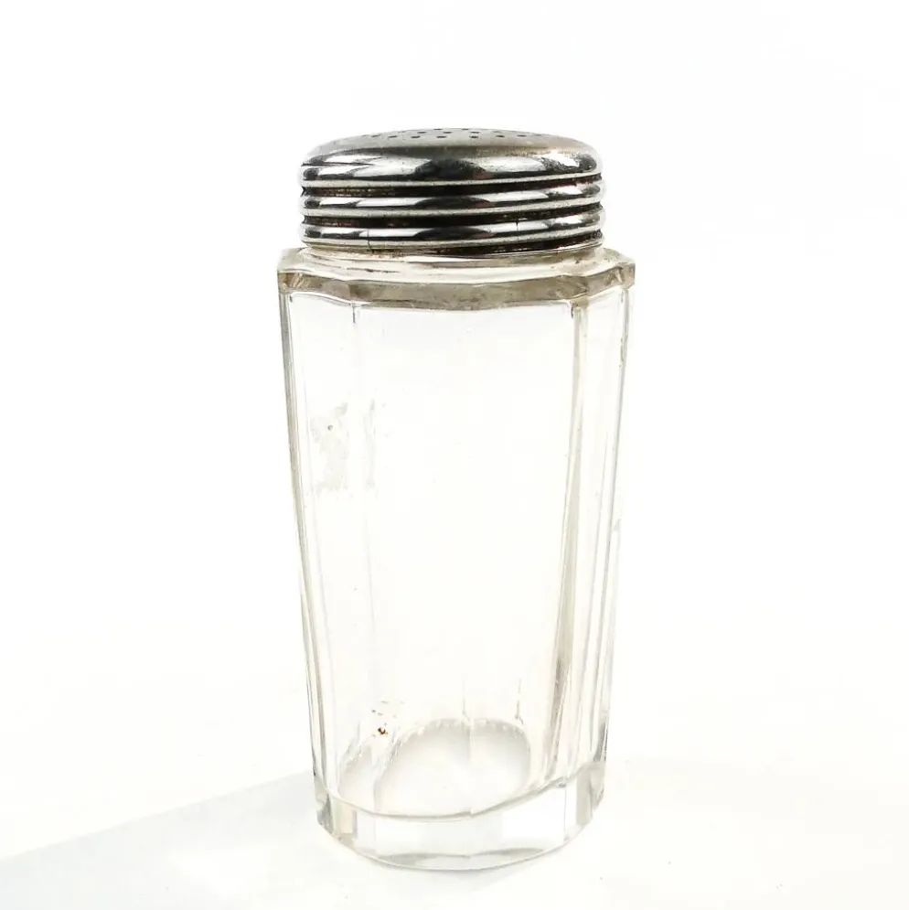 Salière moderne du milieu du siècle, en verre, Allemagne, années 1950