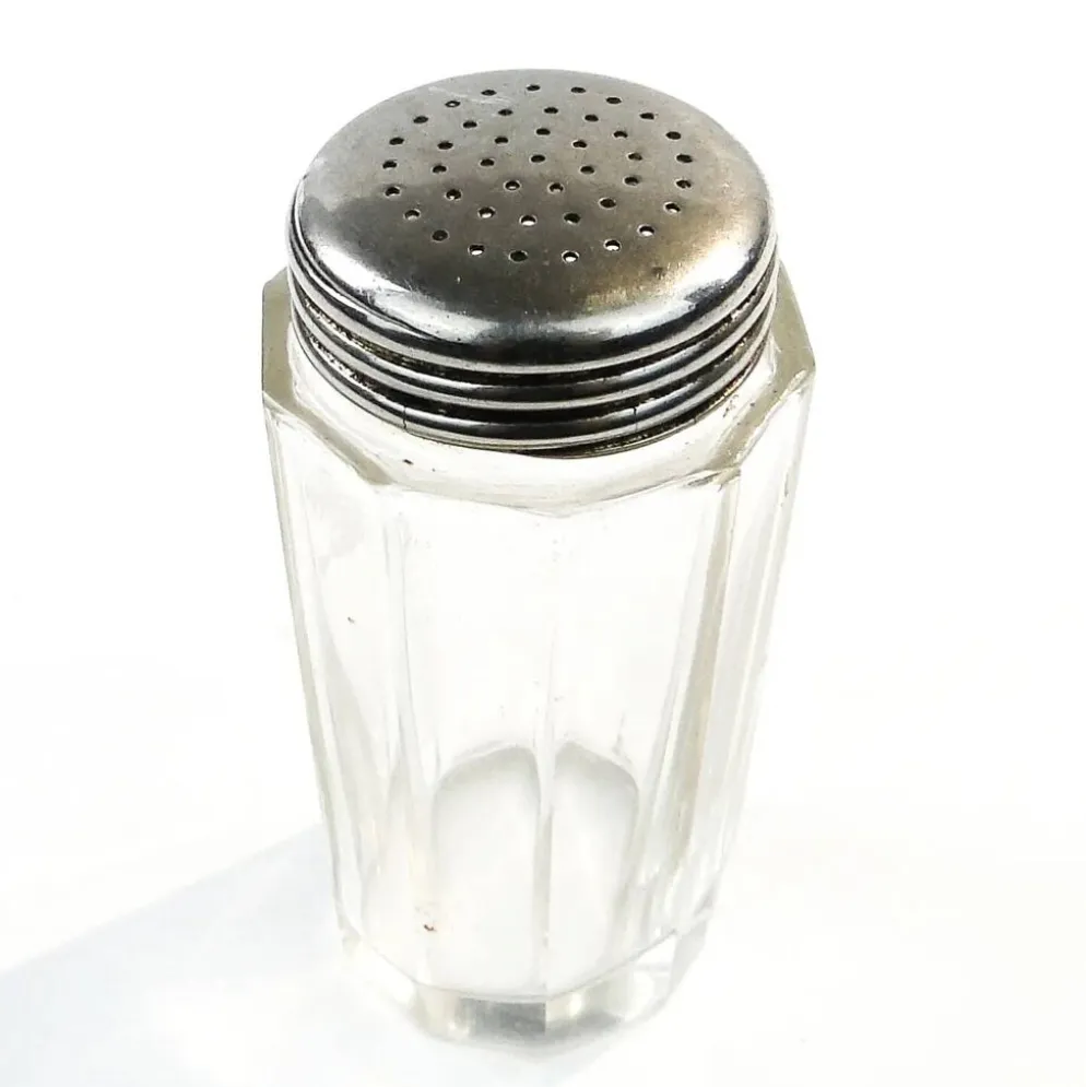 Salière moderne du milieu du siècle, en verre, Allemagne, années 1950