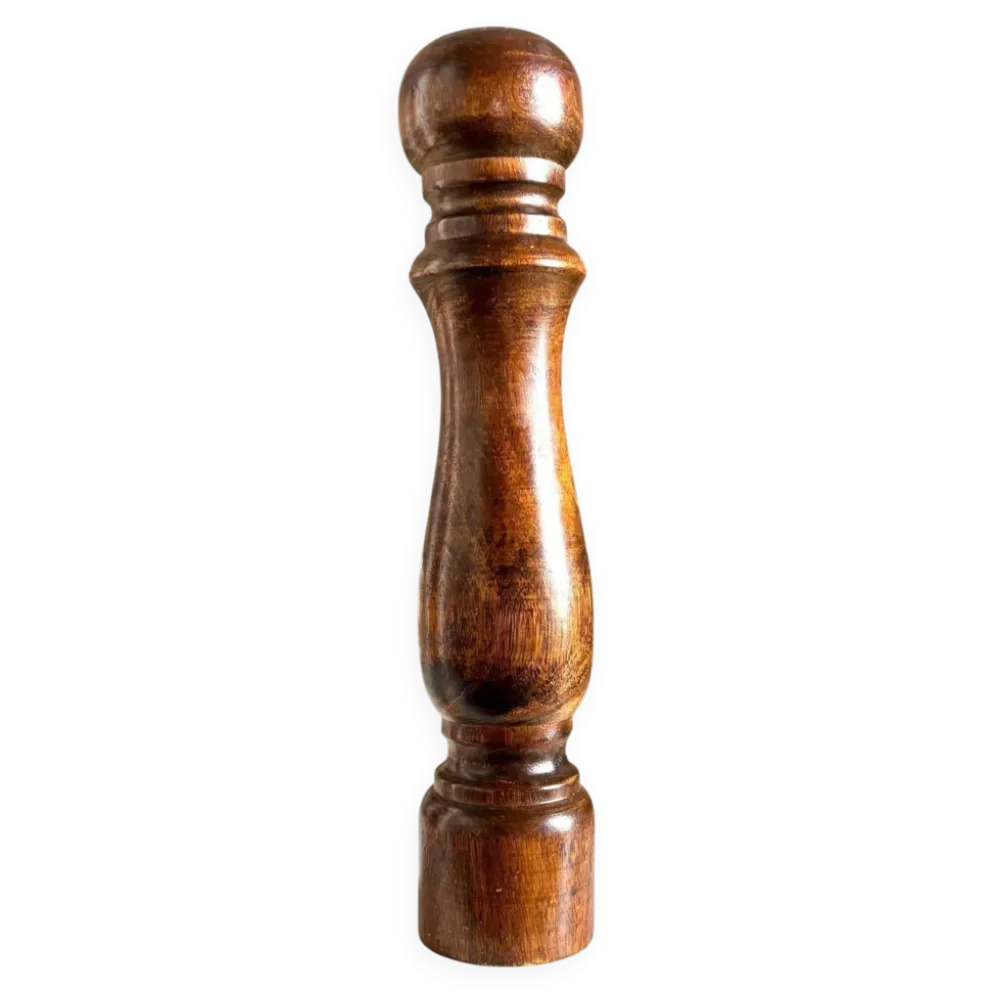 Salière, poivrier en bois foncé n°2