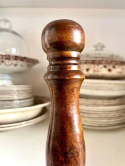 Salière, poivrier en bois foncé n°2