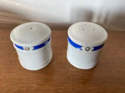 Salière & poivrière afibel porcelaine impératrice made in france vintage