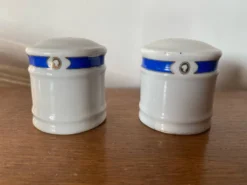 Salière & poivrière afibel porcelaine impératrice made in france vintage