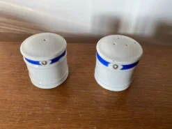 Salière & poivrière afibel porcelaine impératrice made in france vintage