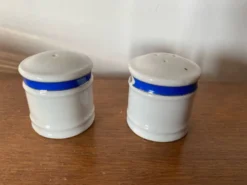 Salière & poivrière afibel porcelaine impératrice made in france vintage