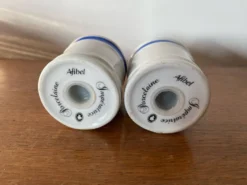 Salière & poivrière afibel porcelaine impératrice made in france vintage