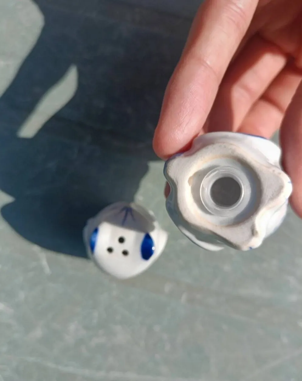 Salière Poivrière céramique Hiboux