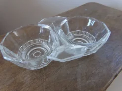 Salière poivrière en verre