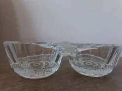 Salière poivrière en verre