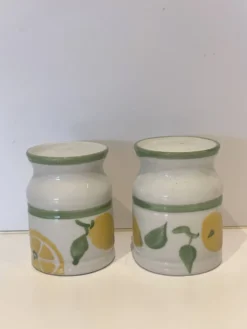 Salière poivrière LBP citrons