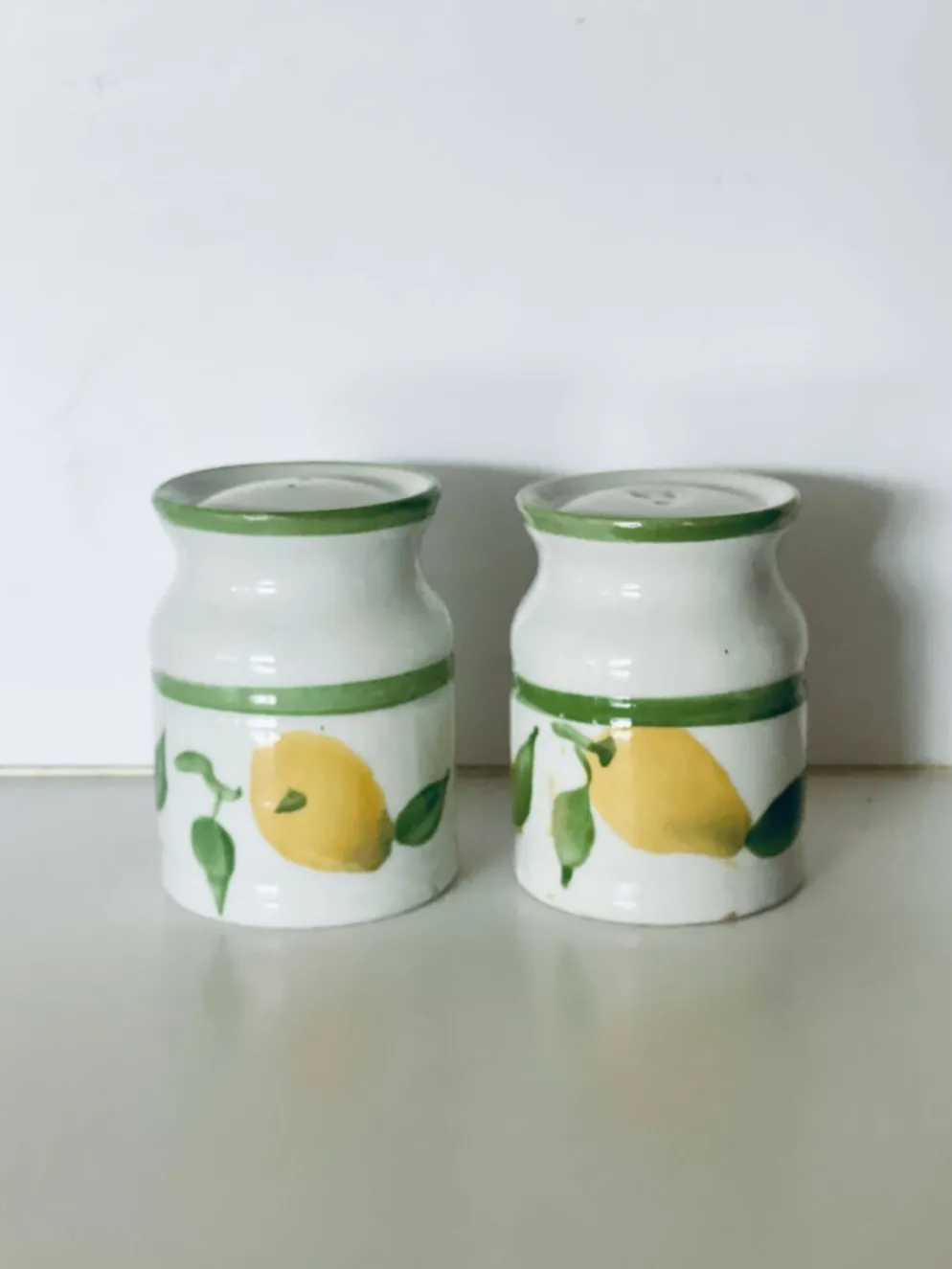 Salière poivrière LBP citrons