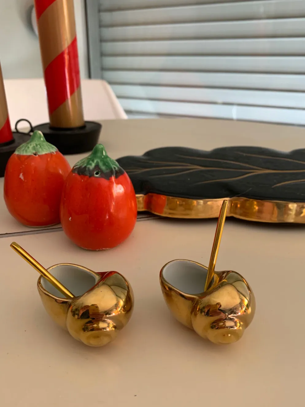 Salière poivrière porcelaine limoges