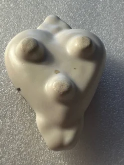 Salière poivrière vintage années 50 - céramique- formes cœurs
