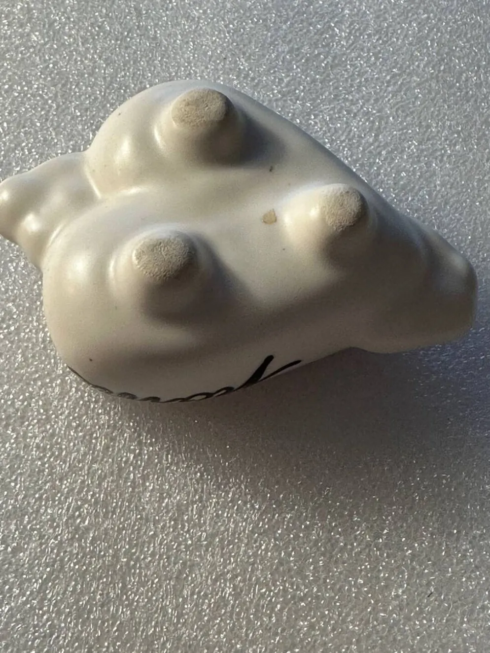 Salière poivrière vintage années 50 - céramique- formes cœurs