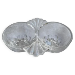 Salière poivrière vintage en verre
