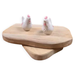 Salière & poivrière zoomorphe original vintage en forme de poules
