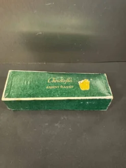 4 salières Christofle en argent massif