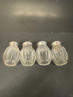 4 salières Christofle en argent massif