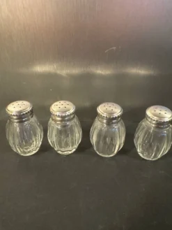 4 salières Christofle en argent massif