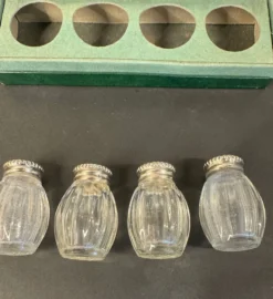 4 salières Christofle en argent massif